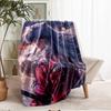 Inuyasha Theme Printed Blanket - Perfect for Couch, Bed, Travel & Outdoor Use | Machine Washable, Cozy & Durable.