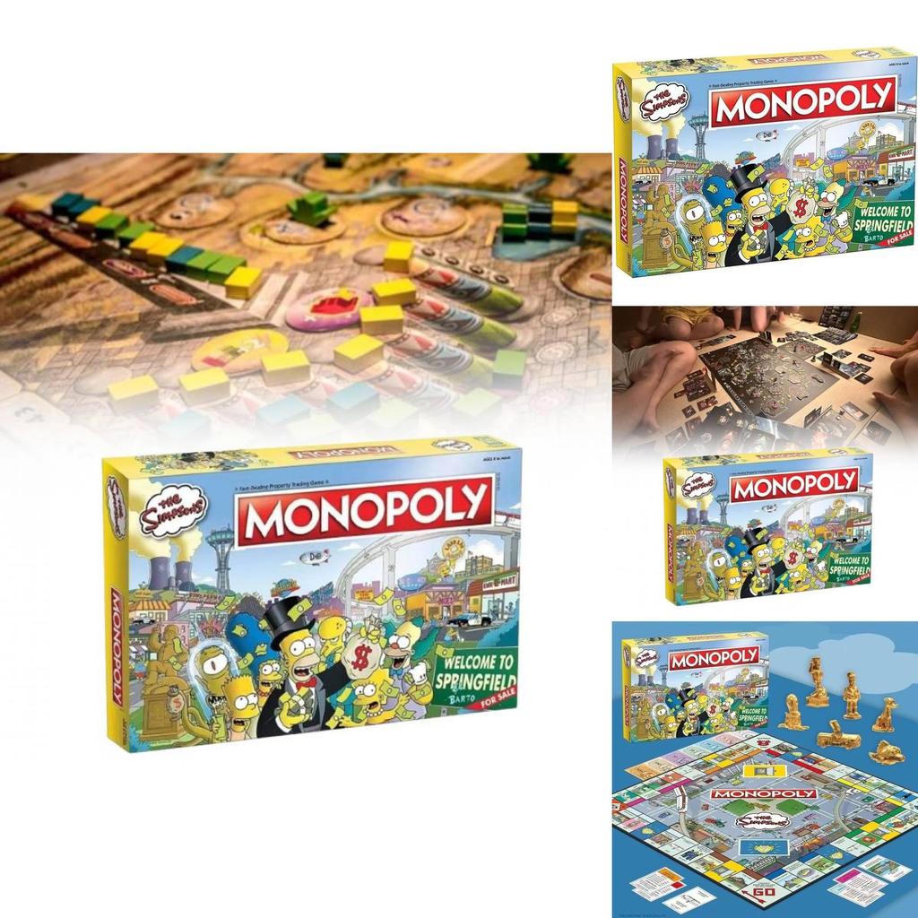 The Simpsons Monopoly Collector's Edition Board Game Fun Family Game Night Experience