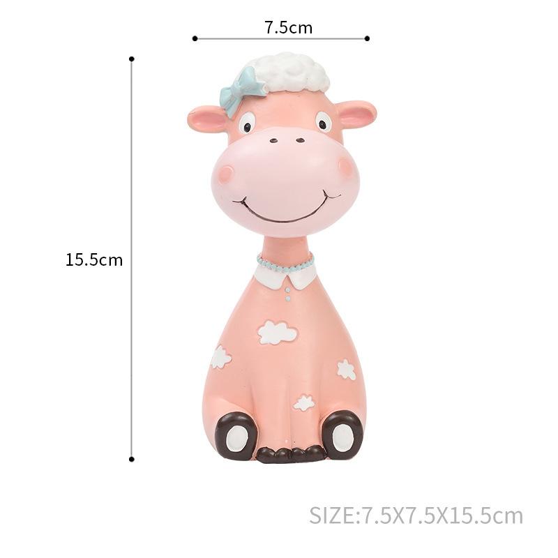 Lovely Giraffe Eye Frame Resin Display Frame Storage Rack Craftsmanship Family Creative Ornaments Decoration Home Decor