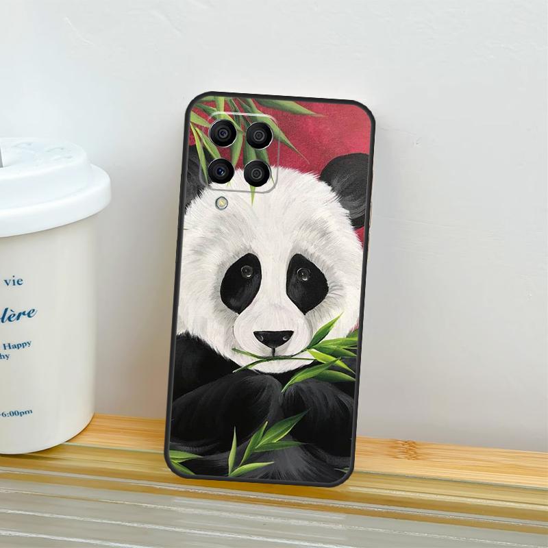 Panda Animal Cute Bear Case For Samsung Galaxy M53 M13 M06 M16 M31 M11 M35 M55 M15 M56 M36 M12 M32 M52 M14 M34 M54