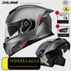 Built In Bluetooth Modular Flip Up Motorcycle Helmet Waterproof Long Battery All Season Safety Helmet for Delivery Riders Commuter Use