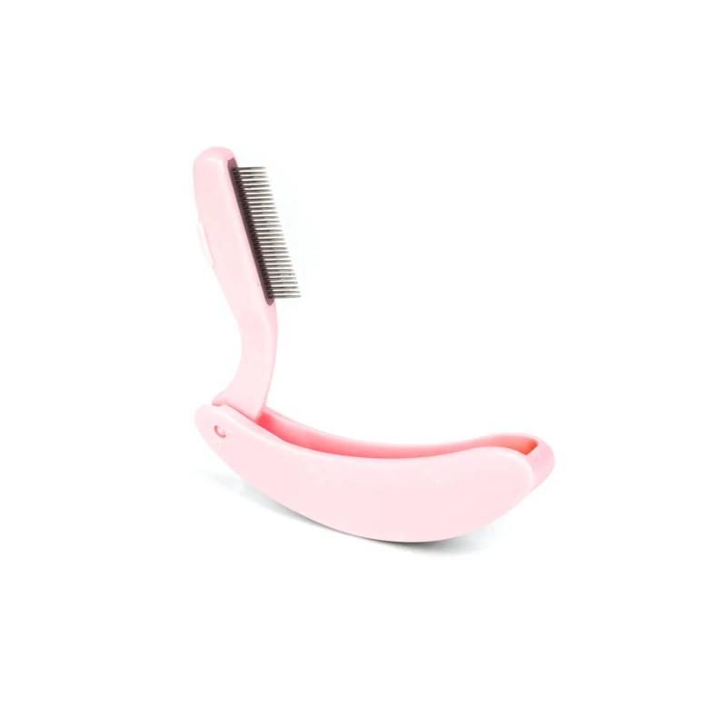 Folding Ultra-fine Stainless Steel Eyelash Brush Eyelash Separator Eyebrow Eyelash Extension Comb Eye Lash Curler Eyelash Tools