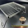 Foldable Stainless Steel Mini BBQ Grill & Stove Stand