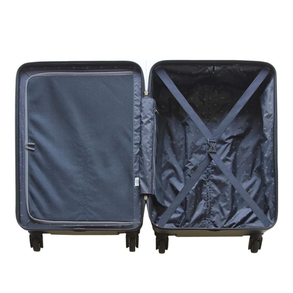 LIEVE patentierter beiger [FREQUENTER] 4-Rad-Trolley, Koffer, leichtgewichtig, leise, Reifen, 57cm, 3.4kg, 52L, 1-252,