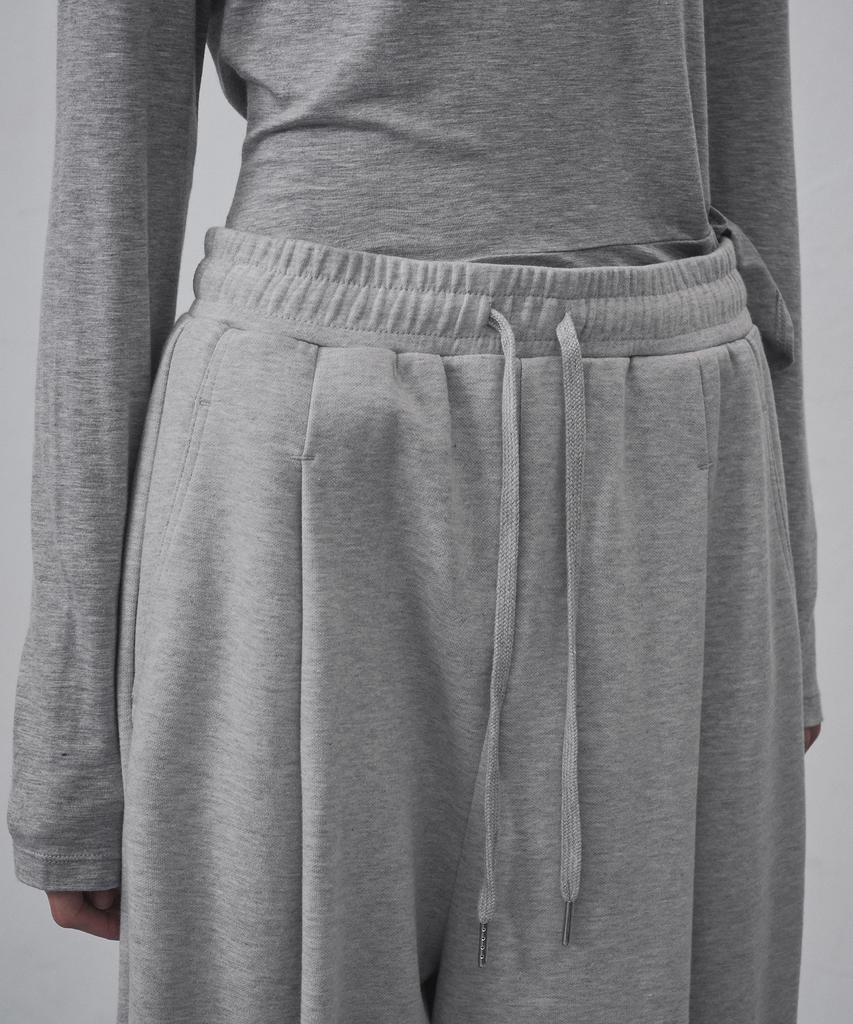 MUSINSA STANDARD WOMAN Women'S Double Knit Balloon Sweatpants [Medium Grey]