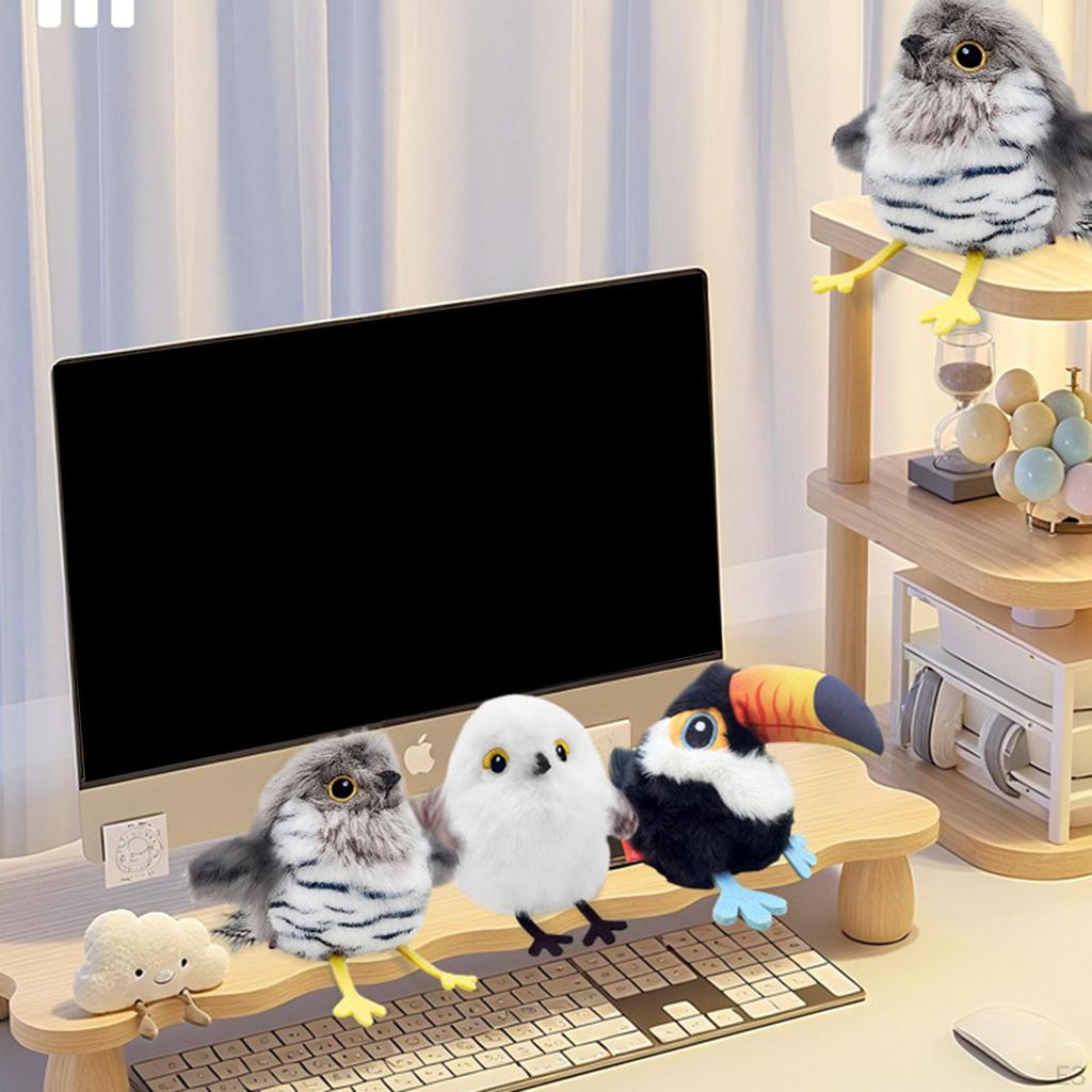 Interactive Flapping Bird Cat Toy Automatic Chirp Tweet for Indoor Cats Kitten Pet Supplies