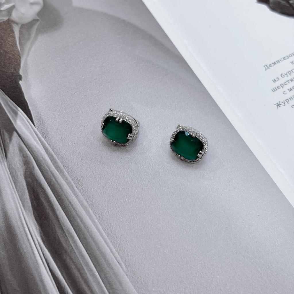 Серебряные серьги с натуральным агатом 10.207ct (2170877)