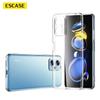 Redmi Note 12 T Pro Phone Case for 11T Pro/Pro+, Shockproof Full Coverage/soft Case Ultra-Thin Silicone (With Lanyard Hole), Transparent Soft Case