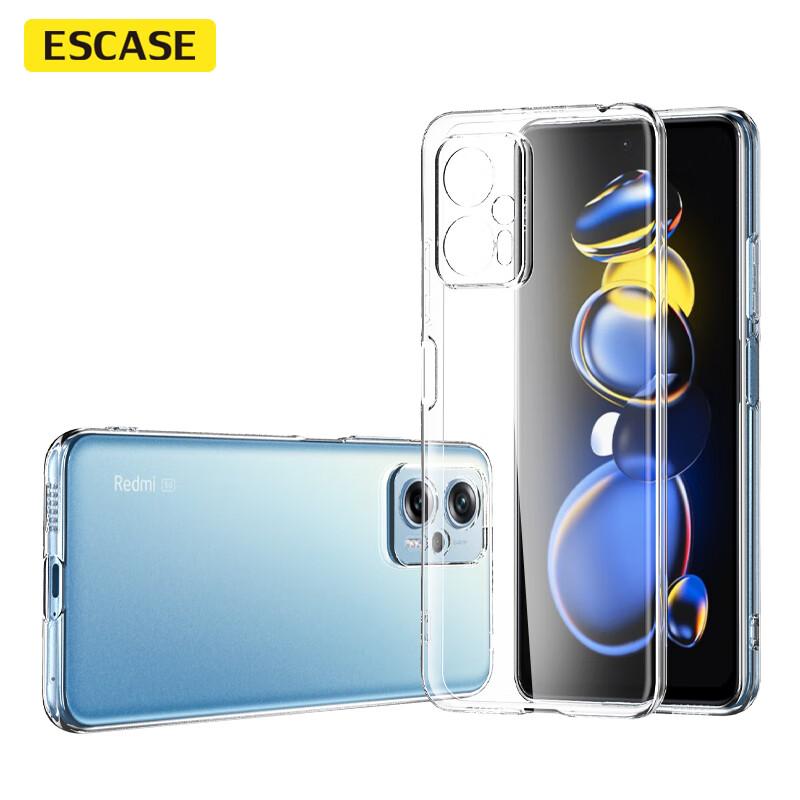 Redmi Note 12 T Pro Phone Case for 11T Pro/Pro+, Shockproof Full Coverage/soft Case Ultra-Thin Silicone (With Lanyard Hole), Transparent Soft Case
