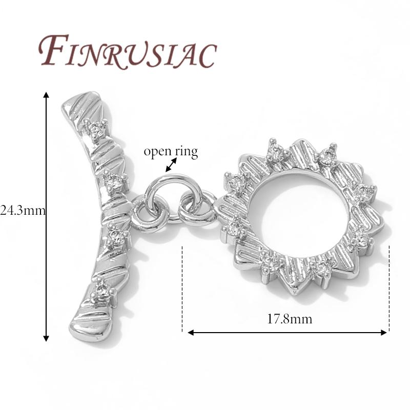 18K Gold Plated Toggle Clasp For Jewelry,Bracelets Locks,OT Clasp For Jewellery,Necklace Clasps Connectors,DIY Accessories
