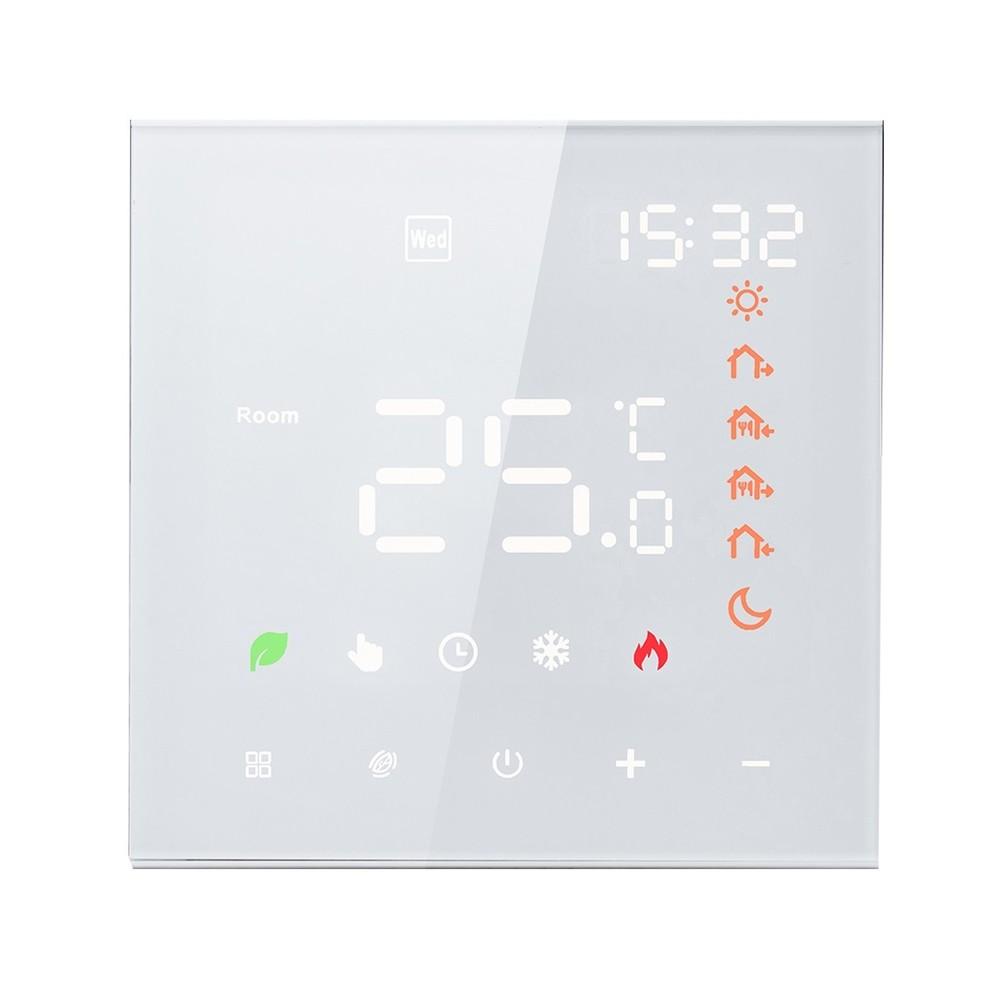Home Climate Management Smart Thermostat Energy Saving Device Elegant Design Enhanced Safety Features Heating And Cooling