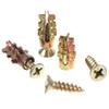 30/50/100Pcs Door Hinge Thread Repair Screws Metal Wall Anchors Self Tapping Screws Ribbed Anchors Set For House Decoration