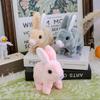 Wag Tail Electric Bunny Plush Walking Wiggle Ears Interactive Plush Toy  Birthday Gifts