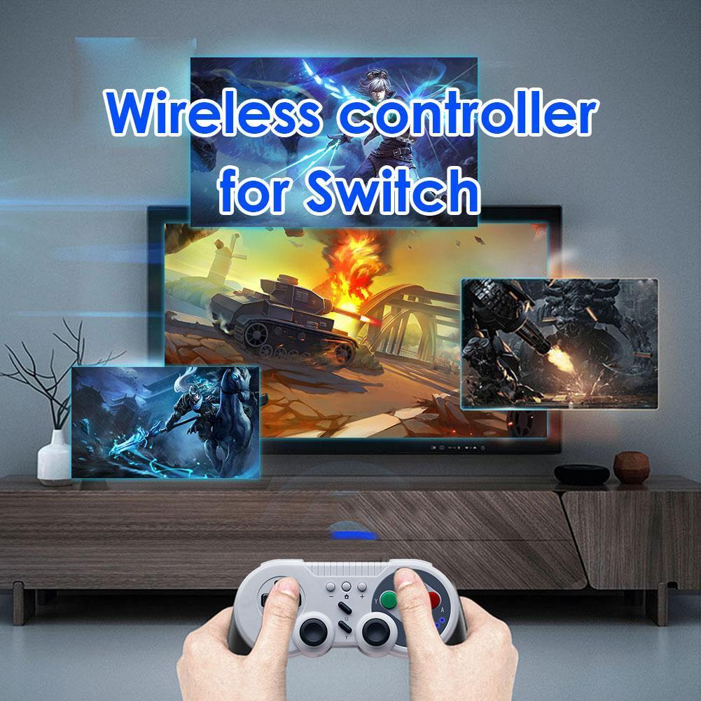 Wireless Gamepad Controller for Nintendo Switch Gamepad Game Controller for Windows PC Dual Motor Vibration Turbo Function