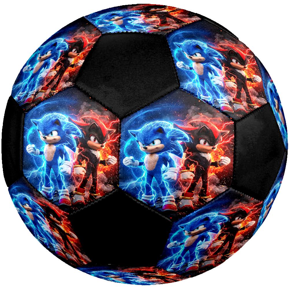Sonic Theme Size 5 Soccer Ball, Suitable for Both Indoor and Outdoor Matches, a Gift Suitable for Everyone.