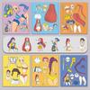 a 6/18Sheets Funny Kpop Demon Hunters Cartoon Puzzle Sticker DIY Phone Laptop Luggage Graffiti Decals Fun for Kid Gift S S/@