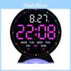 Modern Digital Led Alarm Clock With Night Light And Calendar For Bedroom Decor