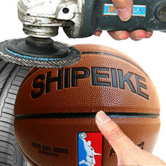 Children's High Bounce Rubber Basketball, Size 4 & 5, Blue, Designed for Kindergarten & Primary School Students.