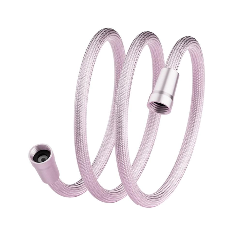 1,5/2 Meter Langlebiger Badezimmer Nylon Hochdruck Duschschlauch GI/2 Universal Flexibel Handbrause Anti-Verdrehungsrohr