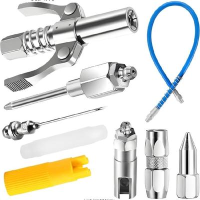 Grease Dispensing Injection Tool, 90 Degree Needle Nozzle Coupler for Mechanical Fittings Workshop Use Hard Reach Areas