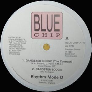 

12inch Record RHYTHM MODE D Gangster Boogie The Contract BLUECHIP7 Blue Chip 1988 UK Dance Electronica Used