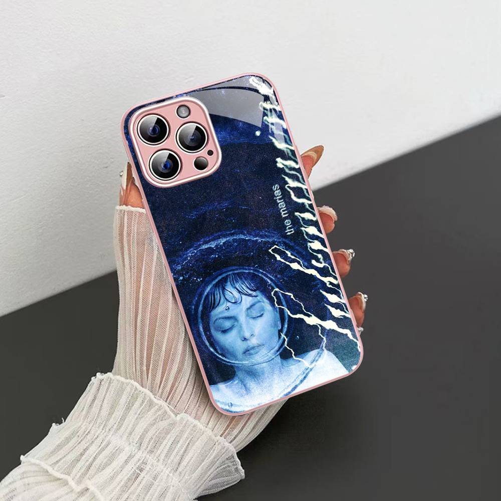 

Vintage Rock THE M-MARIAS Band Tempered Glass For Iphone 14 13 12 11 Pro Mini XS MAX 14Plus X XS XR Cover iphone 12pro max