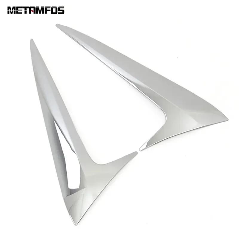 Rear Window Side Spoiler Wing Cover Molding Trim For Mazda CX8 CX-8 2017- CX9 CX-9 2016- Chrome Accessories Car Styling