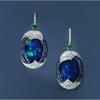 Retro Love Shape Strange Earrings European Beautiful Woman Earrings