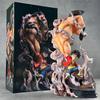 One Piece Anime Figures 30cm Third Gear Big Fist Luffy Statue Doll Model Pvc Collection Gk Toy Children Birthday Gift