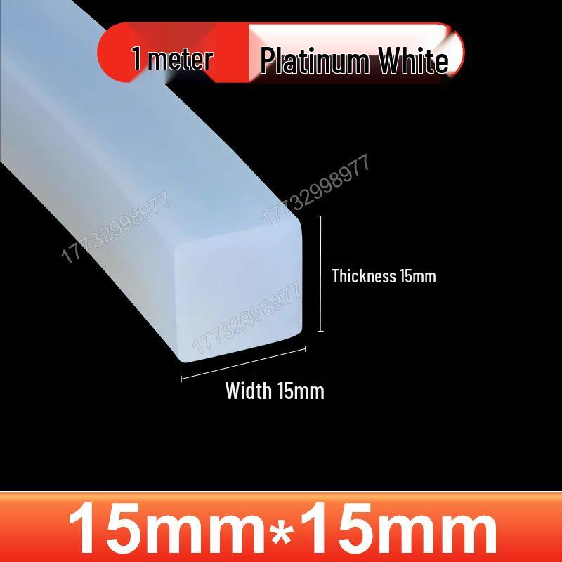 High-Temperature Resistant Transparent Silicone Rubber Sealing Strip