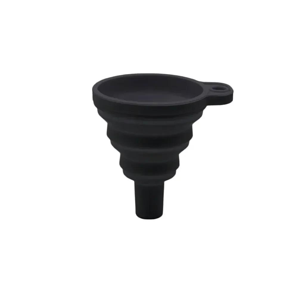 1pc Universal Car Gasoline Oil Fuel Funnel Auto Washer Fluid Change Funnel Car Engine Liquid Funnel Foldable Car Accessories