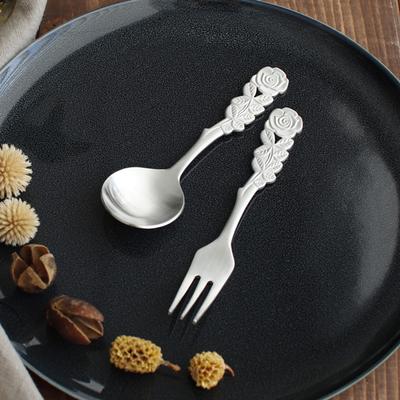 Rose Baby Teaspoon, Teafork