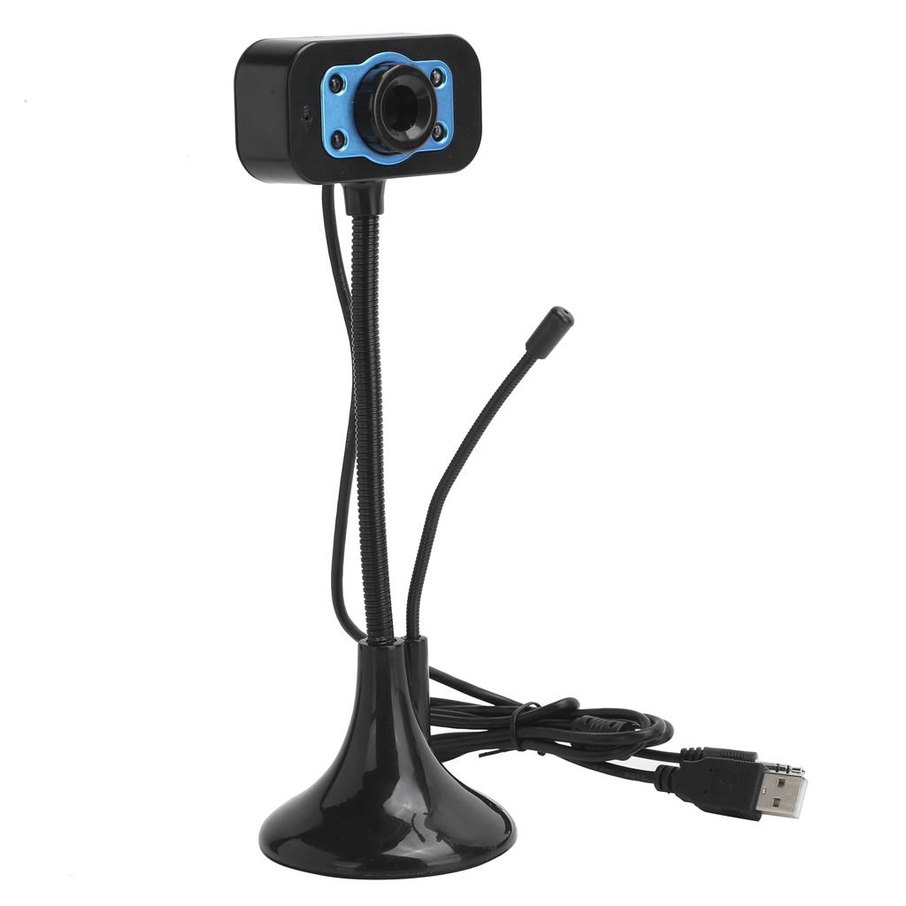 Camera USB Video Webcam DriveFree Manual Focus Adjustment with External Microphone