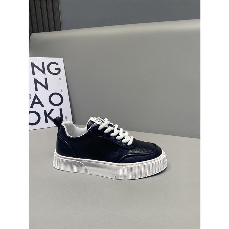

Summer breathable sports shoes wear-resistant soft sole solid color lace-up casual zmd 38 чёрный