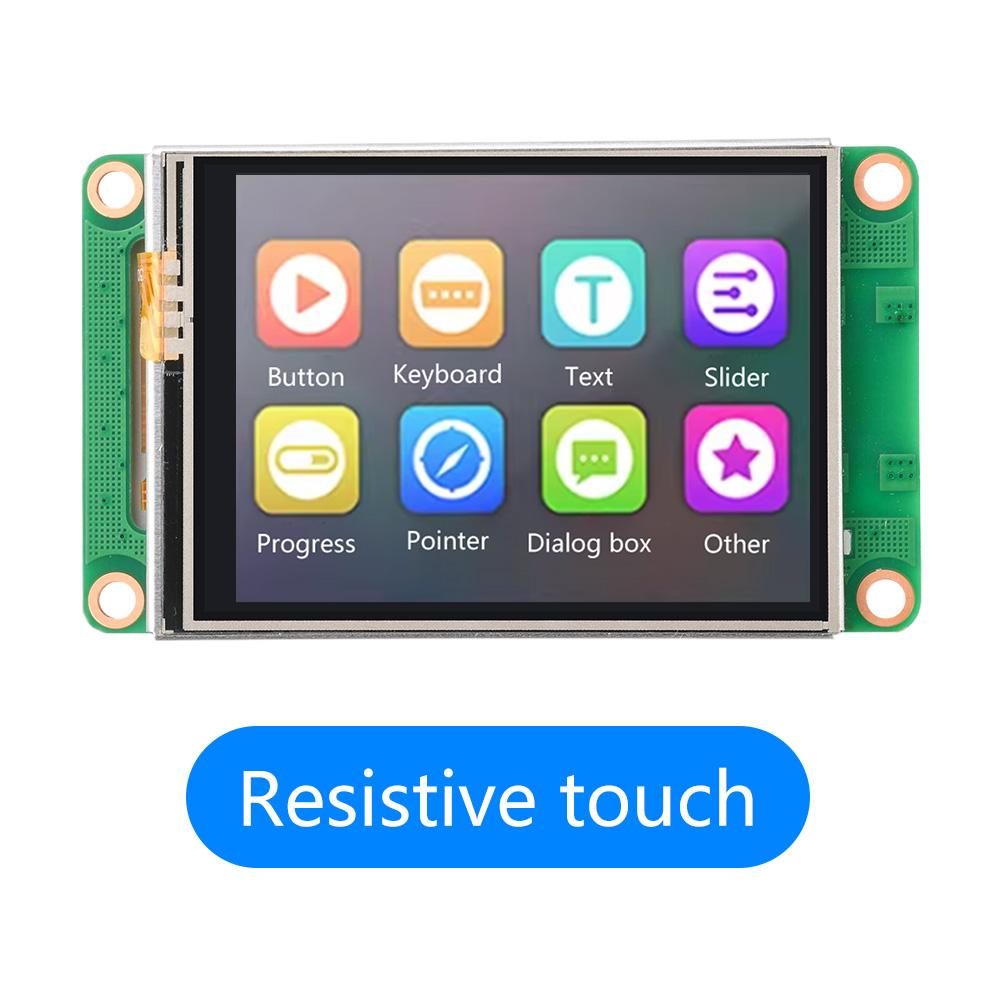 2.4 inch 320x240 TFT Intelligent Display Screen No Touch/Resistive Capacitive Touch Ultra Slim Embedded LCD Module SPI Port