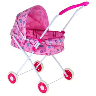 Doll's Stroller Metal 2in1 Deep Gondola Carrier Foldable Canopy
