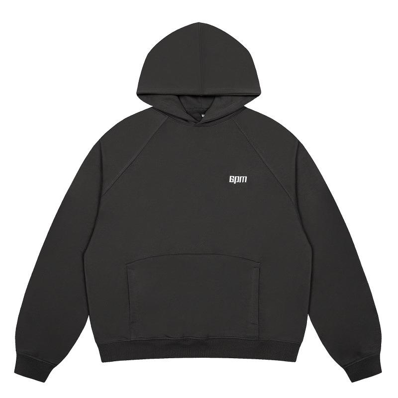 6PM Vyšívaná mikina s kapucí a tepláky Hip Hop Pánská sportovní souprava