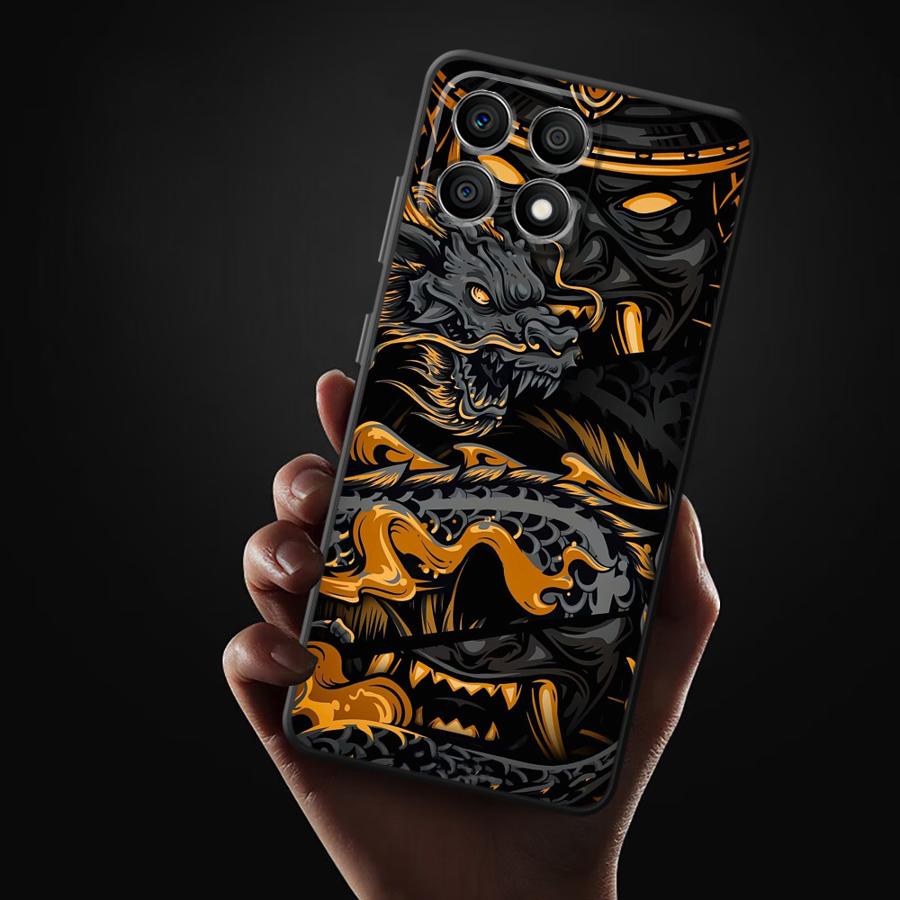 Dragon Pattern Phone Case for Motorola Moto G30 G51 G60S G71 G22 G32 G52 G72 Edge 20 Lite 30 Neo 30 Fusion Soft Cover
