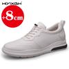 Pánské tenisky boty na podpatku móda měkká kůže boty pro zvýšení výšky pro muže skryté podpatky 8cm 6cm sportovní ležérní výška luxus