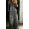 Tute Rompers Estive da Donna Spalle Scoperte Jeans di Cotone Elasticizzate Vita Alta Playsuits Tute