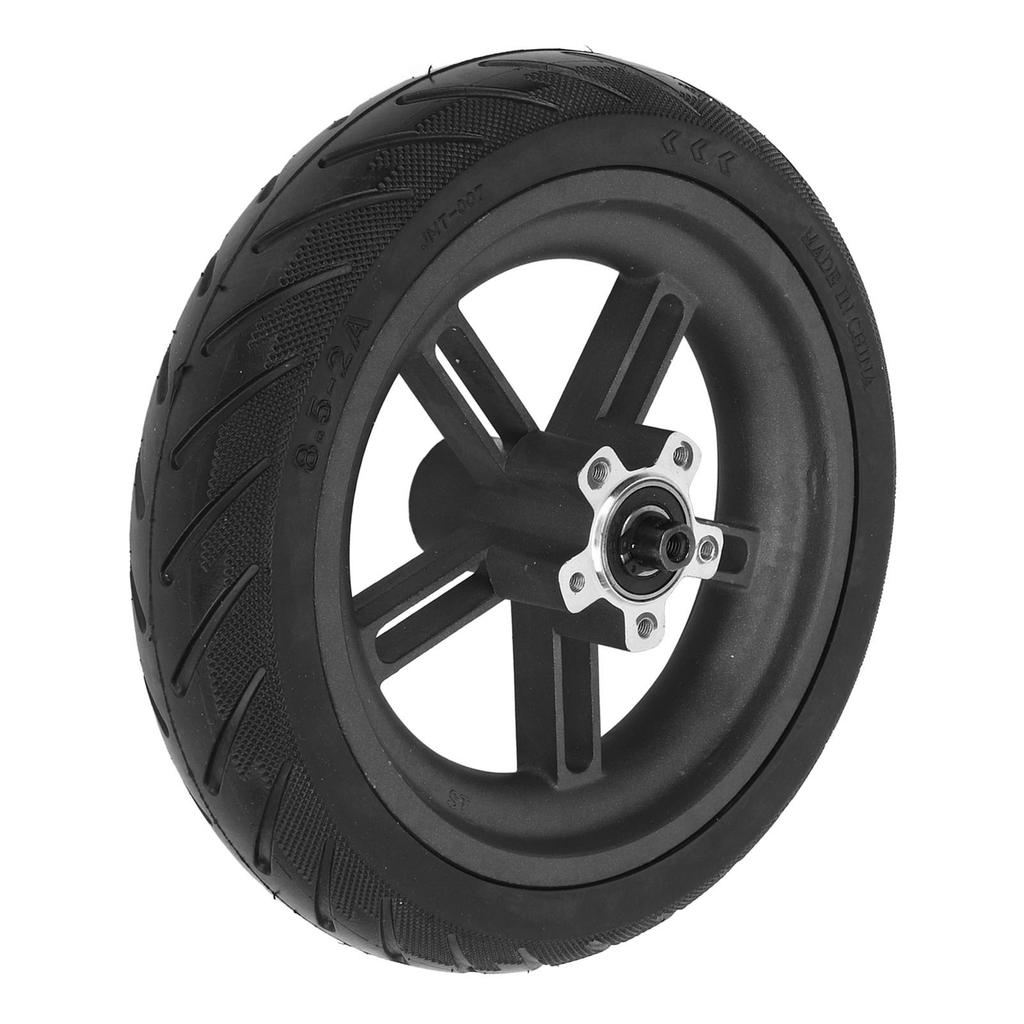 Electric Scooter Wheel Tire 8.5‑2A Inflation Free Rubber Tire Aluminum Hub Accessory for Xiaomi M365