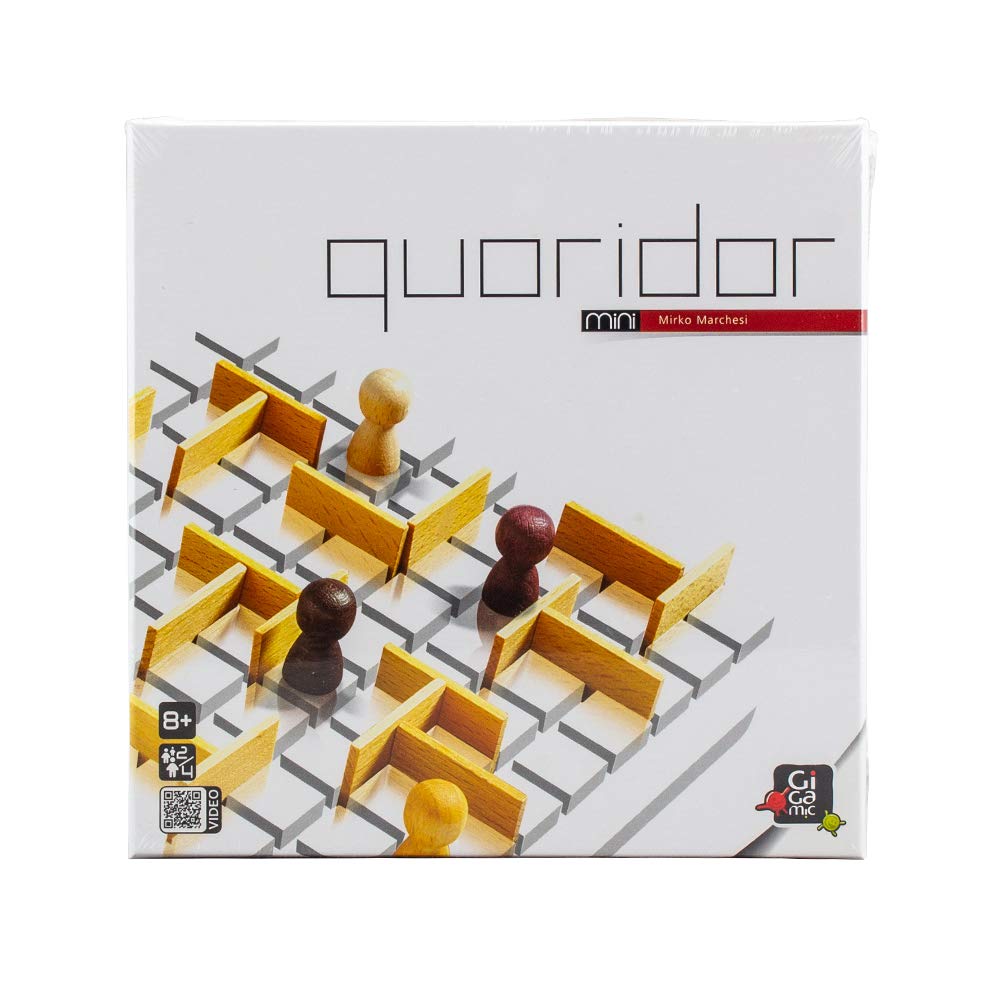 Gigamic Corridor Mini QUORIDOR MINI Tischspiel GDQO Holzbrettspiel Spielzeug Lernspiel Kinder Gehirntrainingsspiel Frankreich [Gigamic]