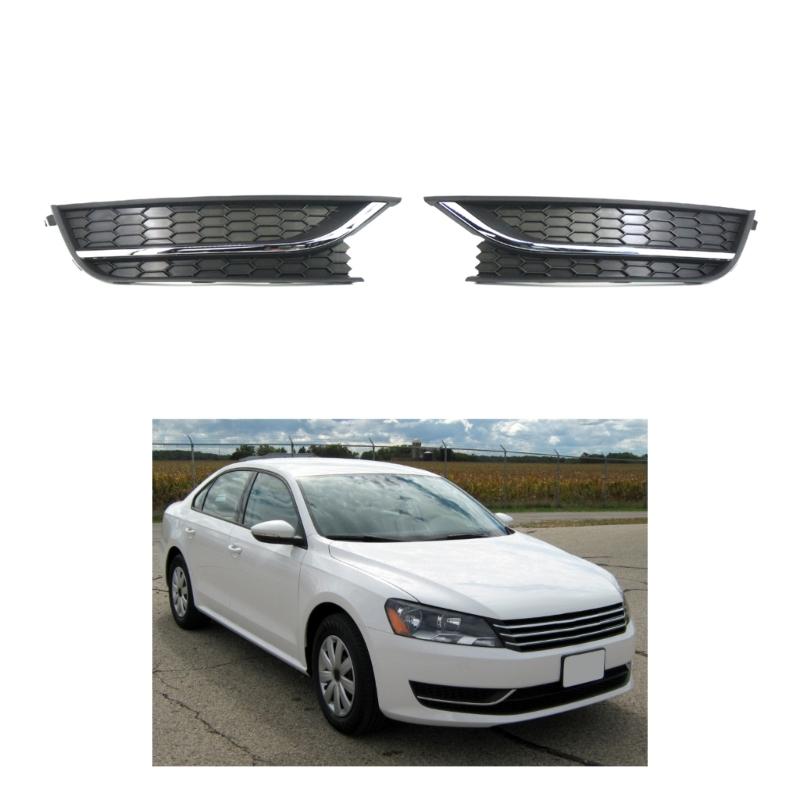 Auto Nebelscheinwerfer Grillabdeckung Stoßfänger Unterer Kühlergrill Gitter Kappe für 12-15 Passat Karosserieteile