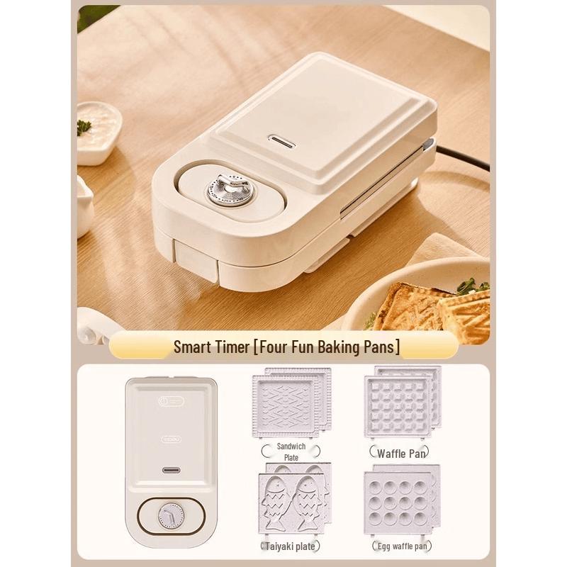 

Multi-functional Sandwich & Waffle Maker