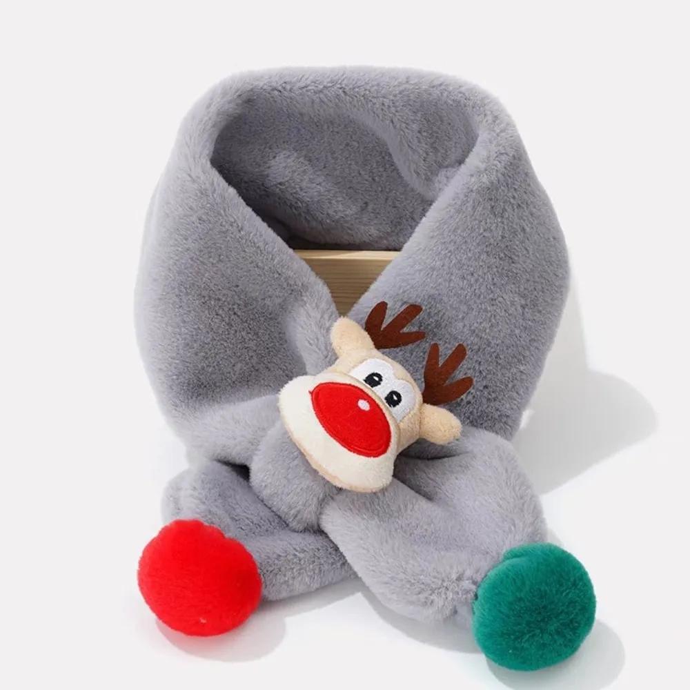 

Зимовий милий дитячий шарф з мультяшним малюнком, теплий шарф One Size