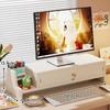 Adjustable Desktop Monitor Riser with Drawer Storage & Laptop Stand