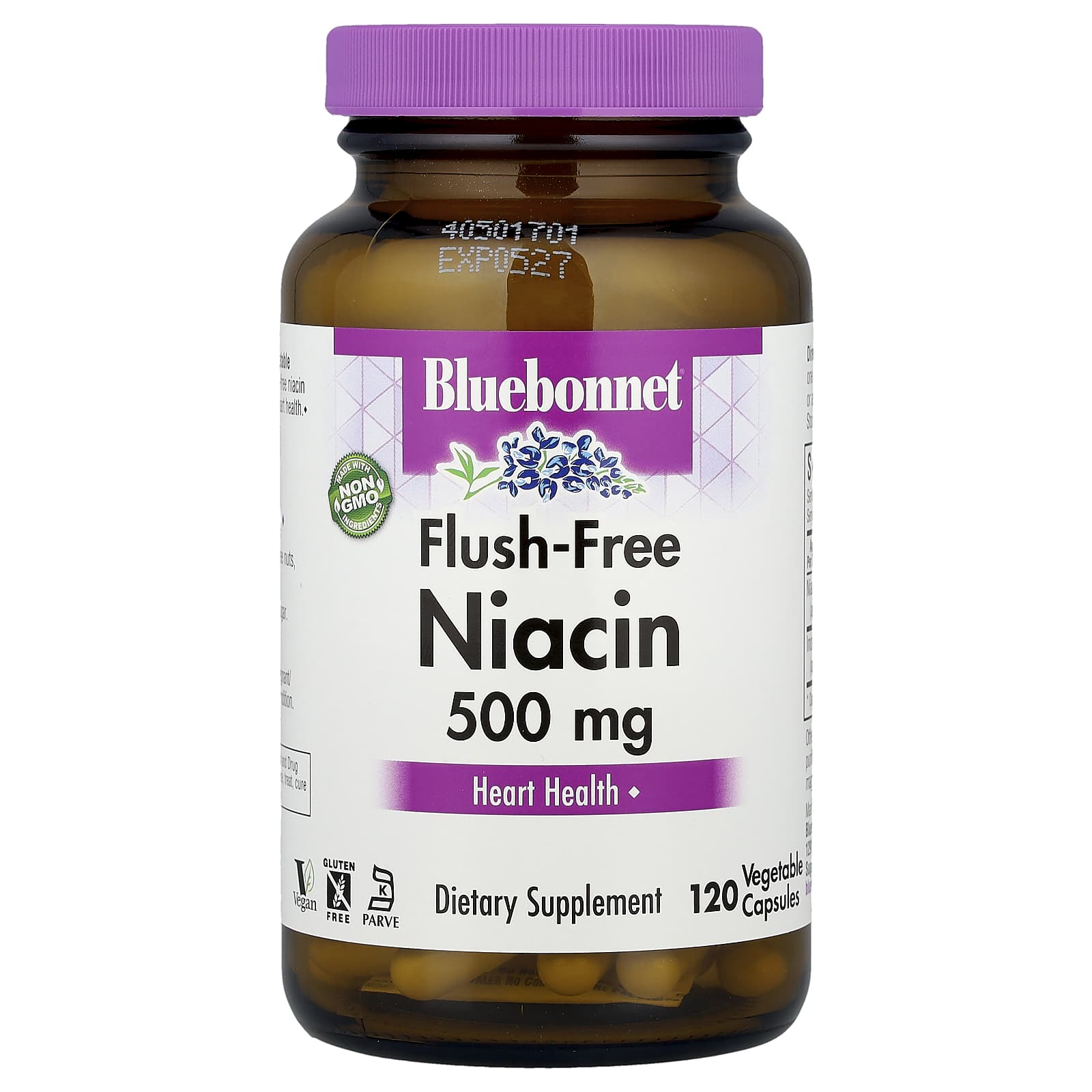 

Niacin Without Flush, 500Mg, 120 Veggie Caps