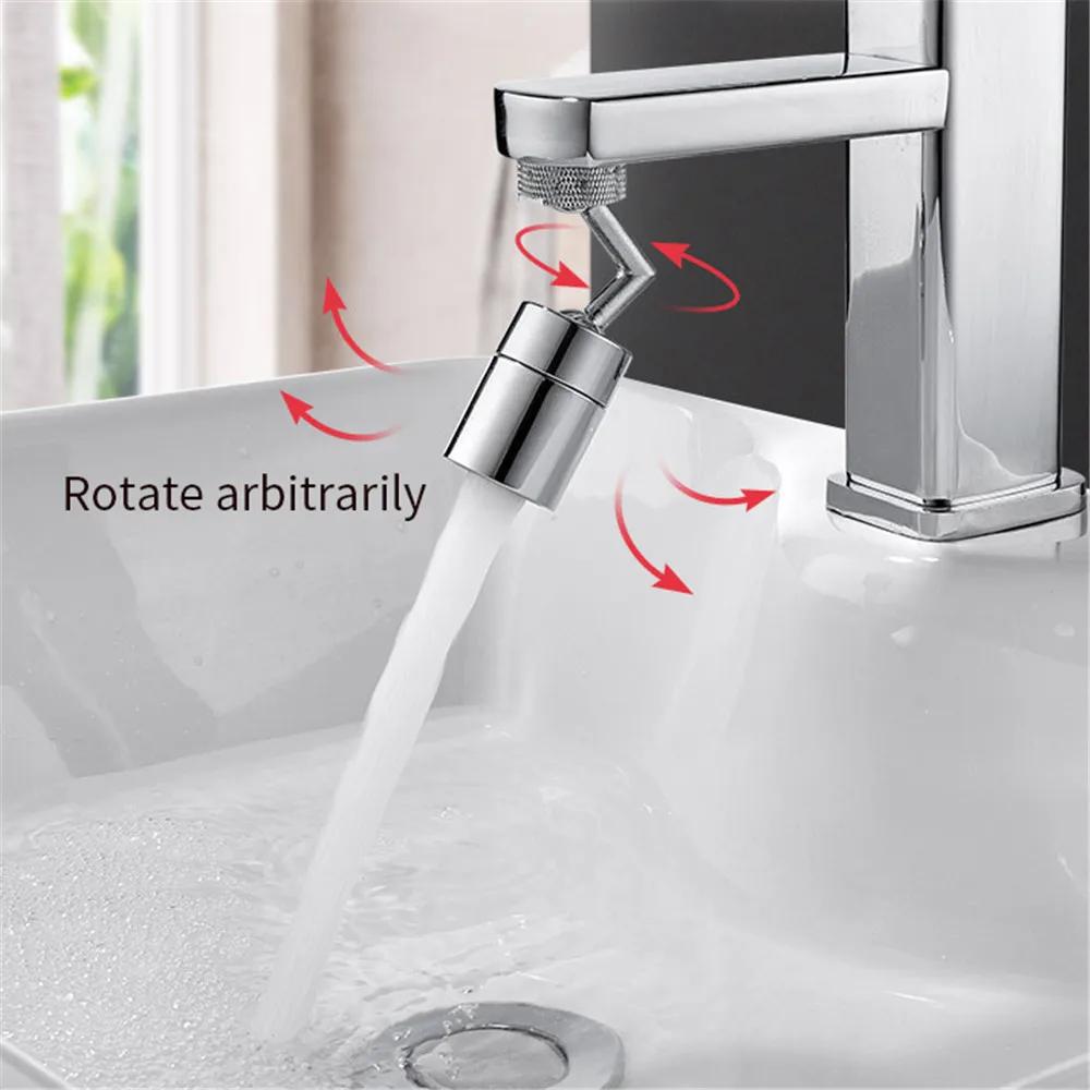 Universal Splash Filter Faucet Spray Head 720 Degrees Water Outlet Faucet Extender Bubbler Sprayer Kitchen Bathroom Accessories
