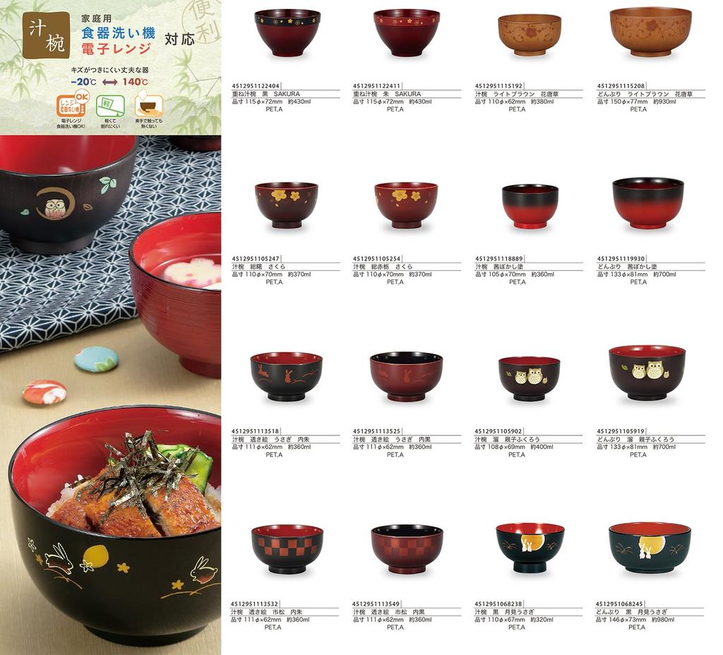 Miyamoto Sangyo Bowl Parent and Child Owl Bowl Tame 700ml Black 4512951105919