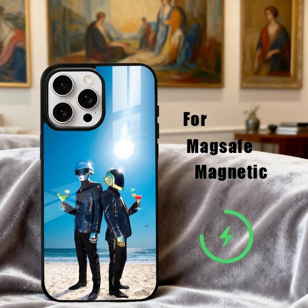 D-Daft-T P-Punk-K Phone Case For iPhone17,16,15,14,13,12,11 Plus,Pro Max Magnetic For Magsafe Wireless Charging